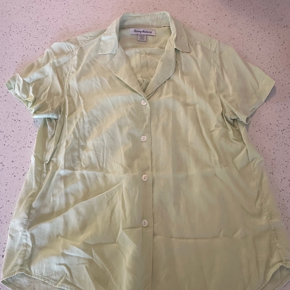 Tommy Bahama - Womens Talulla Button Down Shirt - 100% Silk